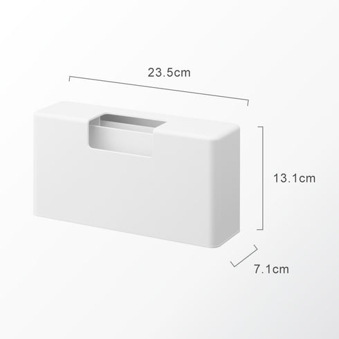 マグネットスリムプラスチックバッグケース プレート ホワイト.|s9